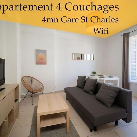 Appartement Tout Equipe Balcon 4 Pers St Charles Marsilia Exterior foto